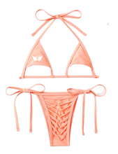 Load image into Gallery viewer, Cut-Out Thong Bikini