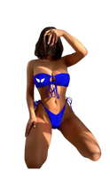 Load image into Gallery viewer, Bandeau Tie-Side Bikini