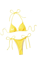 Load image into Gallery viewer, Triangle Ribbed Bikini