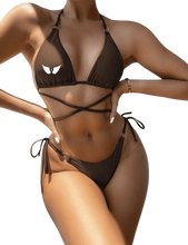 Load image into Gallery viewer, Triangle Cross Bikini
